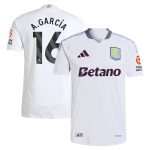 aston villa adidas away authentic shirt 2024-25 with a.garcía 16 printing Collection - Aston Villa Fan Shop Official Gear