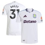 aston villa adidas away authentic shirt 2024-25 with bailey 31 printing Collection - Aston Villa Fan Shop Official Gear