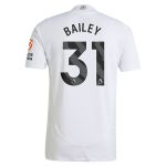 aston villa adidas away authentic shirt 2024-25 with bailey 31 printing Collection - Aston Villa Fan Shop Official Gear