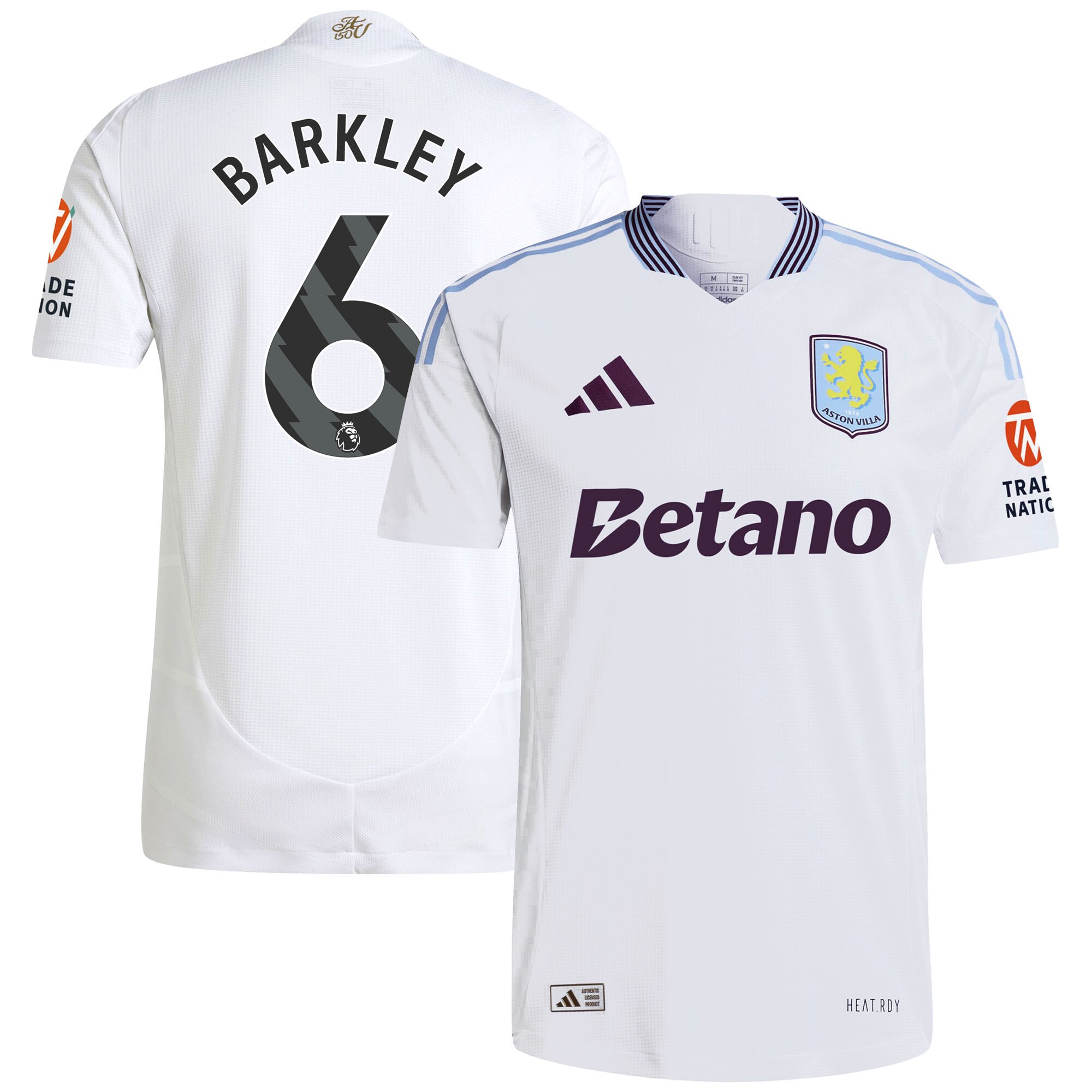 aston villa adidas away authentic shirt 2024-25 with barkley 6 printing Collection - Aston Villa Fan Shop Official Gear