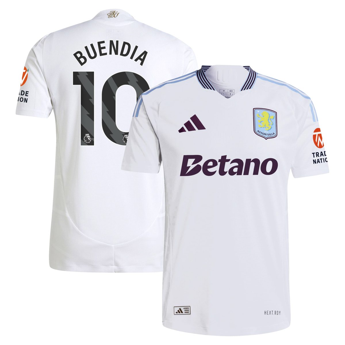 aston villa adidas away authentic shirt 2024-25 with buendia 10 printing Collection - Aston Villa Fan Shop Official Gear