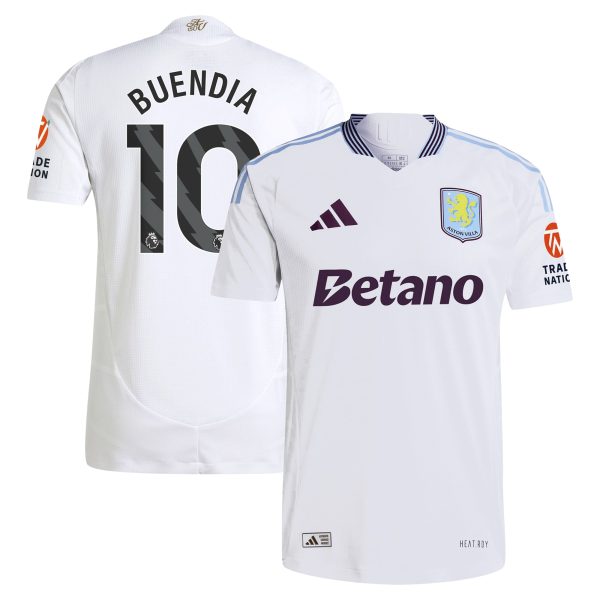aston villa adidas away authentic shirt 2024-25 with buendia 10 printing Collection - Aston Villa Fan Shop Official Gear