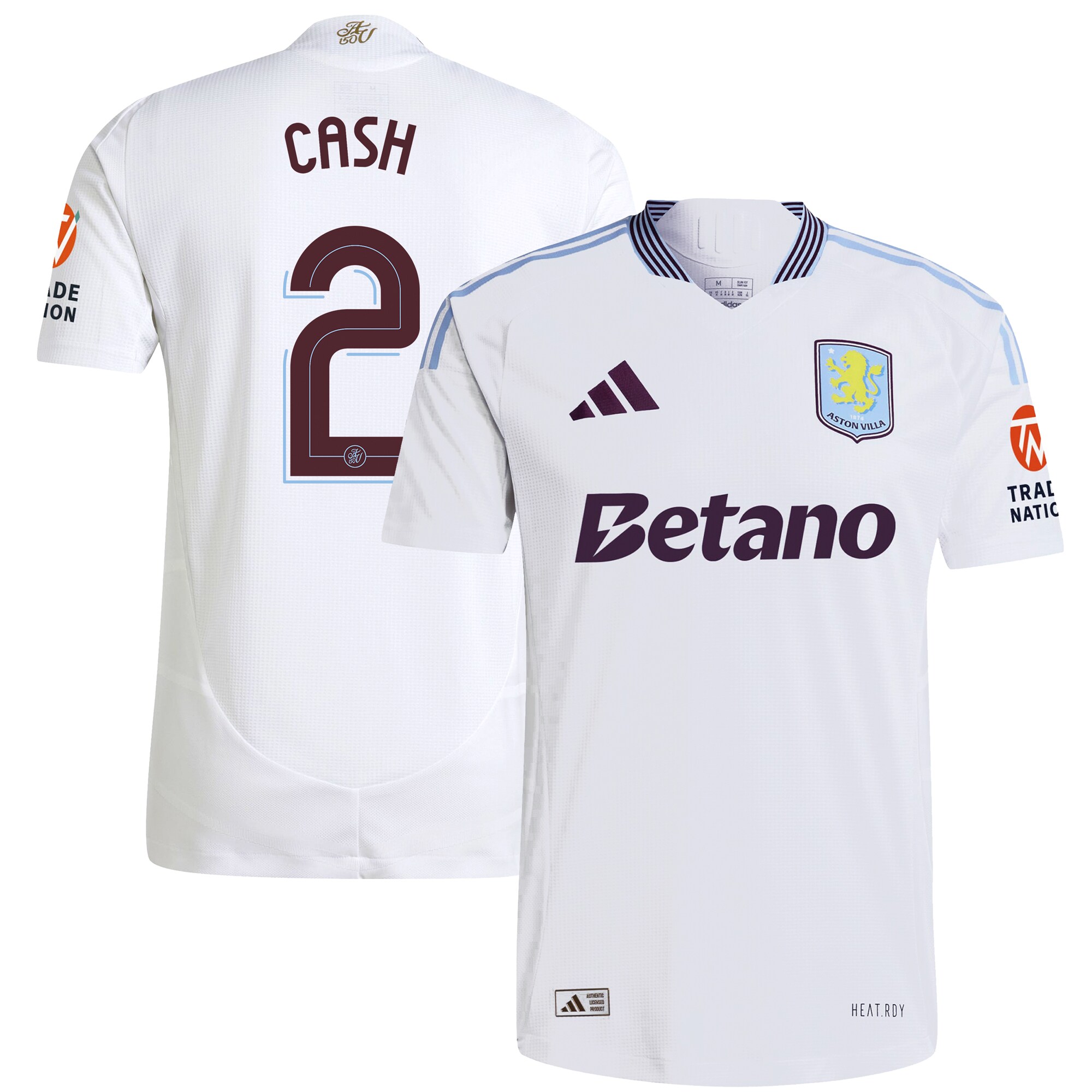 aston villa adidas away authentic shirt 2024-25 with cash 2 cup printing Collection - Aston Villa Fan Shop Official Gear