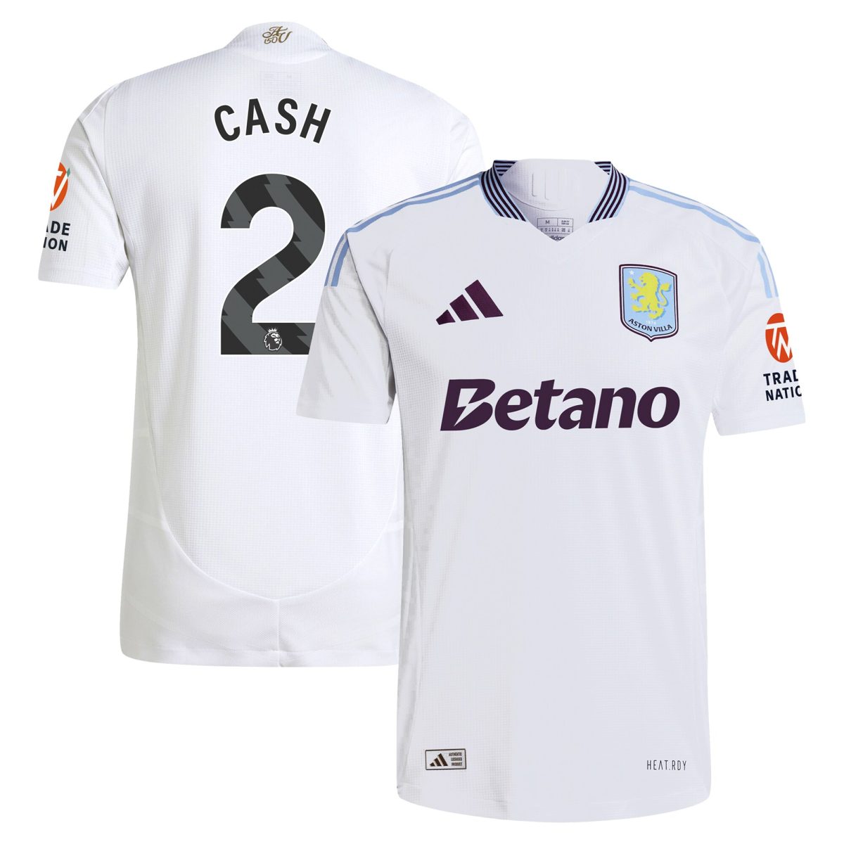 aston villa adidas away authentic shirt 2024-25 with cash 2 printing Collection - Aston Villa Fan Shop Official Gear