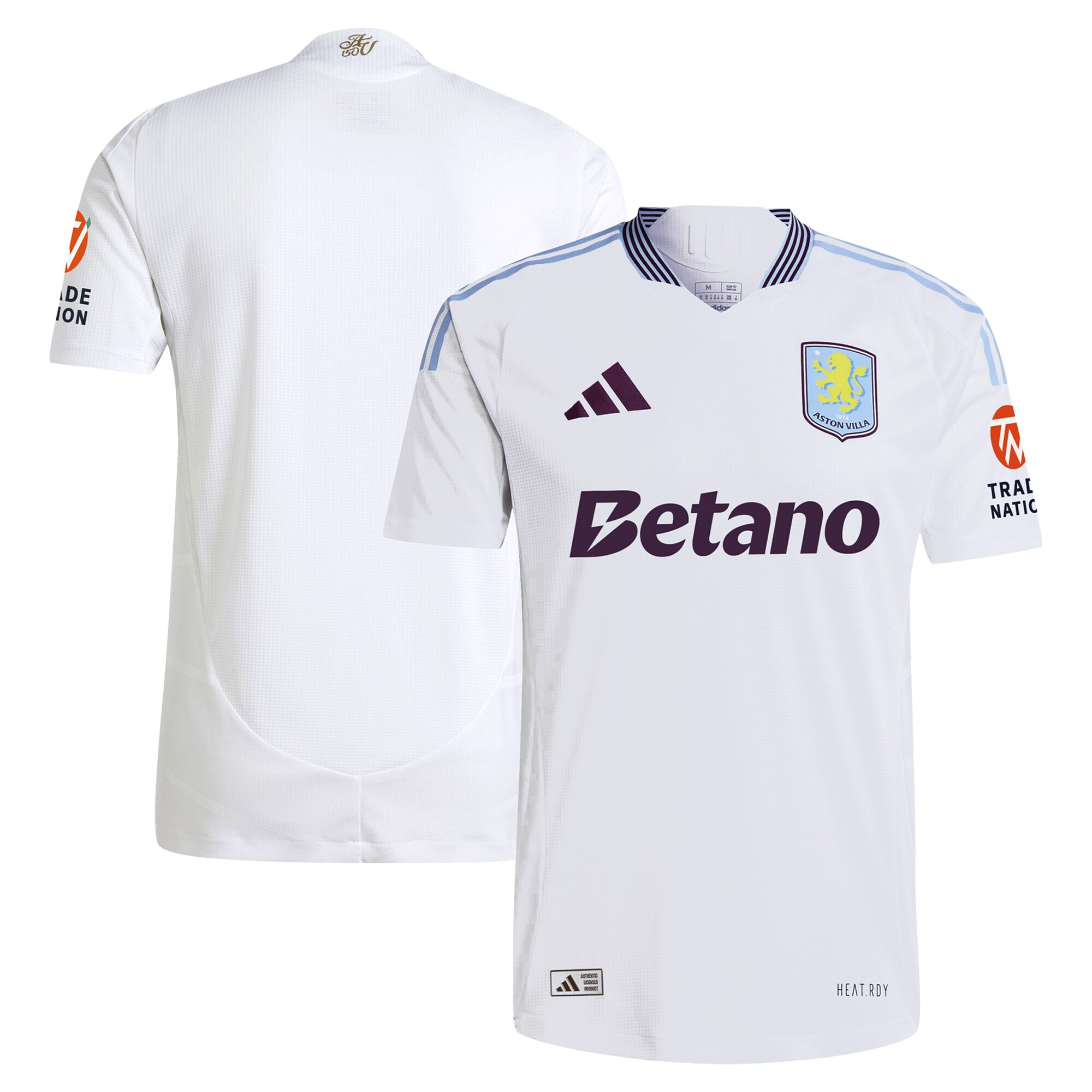 aston villa adidas away authentic shirt 2024-25 with custom printing Collection - Aston Villa Fan Shop Official Gear