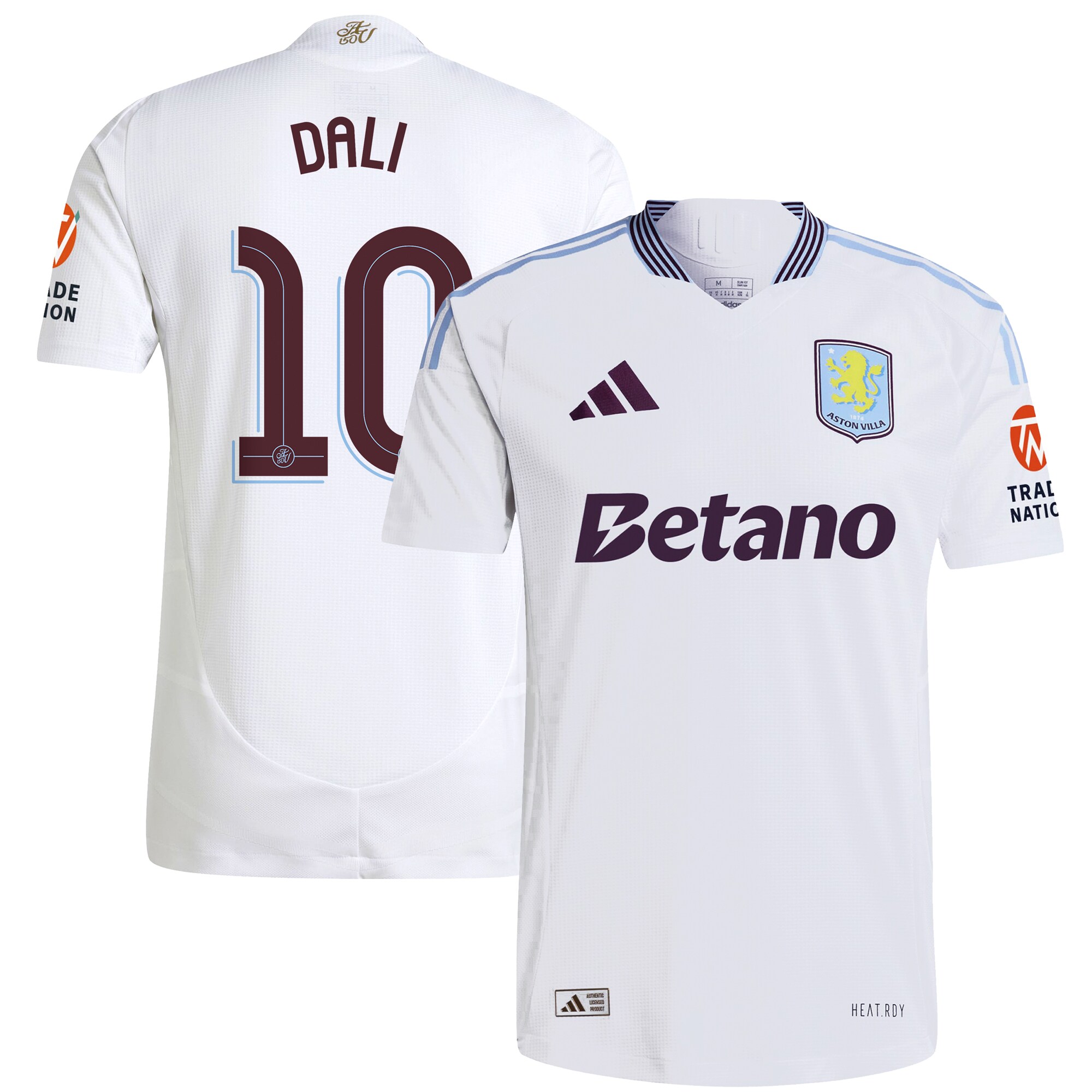 aston villa adidas away authentic shirt 2024-25 with dali 10 cup printing Collection - Aston Villa Fan Shop Official Gear