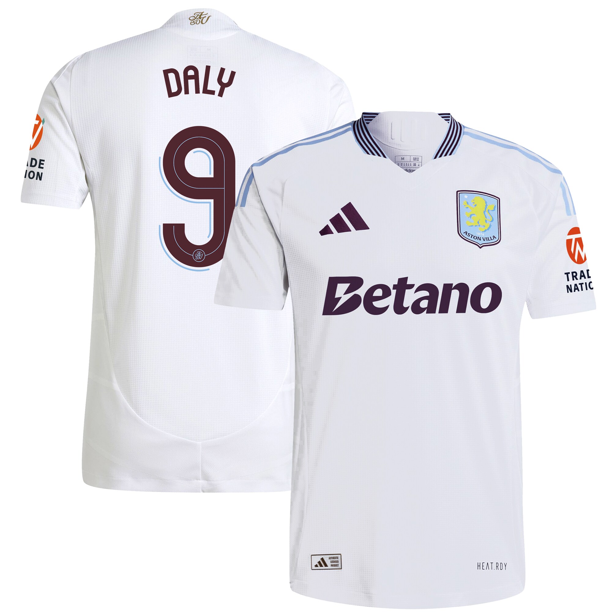 aston villa adidas away authentic shirt 2024-25 with daly 9 cup printing Collection - Aston Villa Fan Shop Official Gear