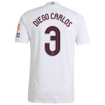 aston villa adidas away authentic shirt 2024-25 with diego carlos 3 cup printing Collection - Aston Villa Fan Shop Official Gear