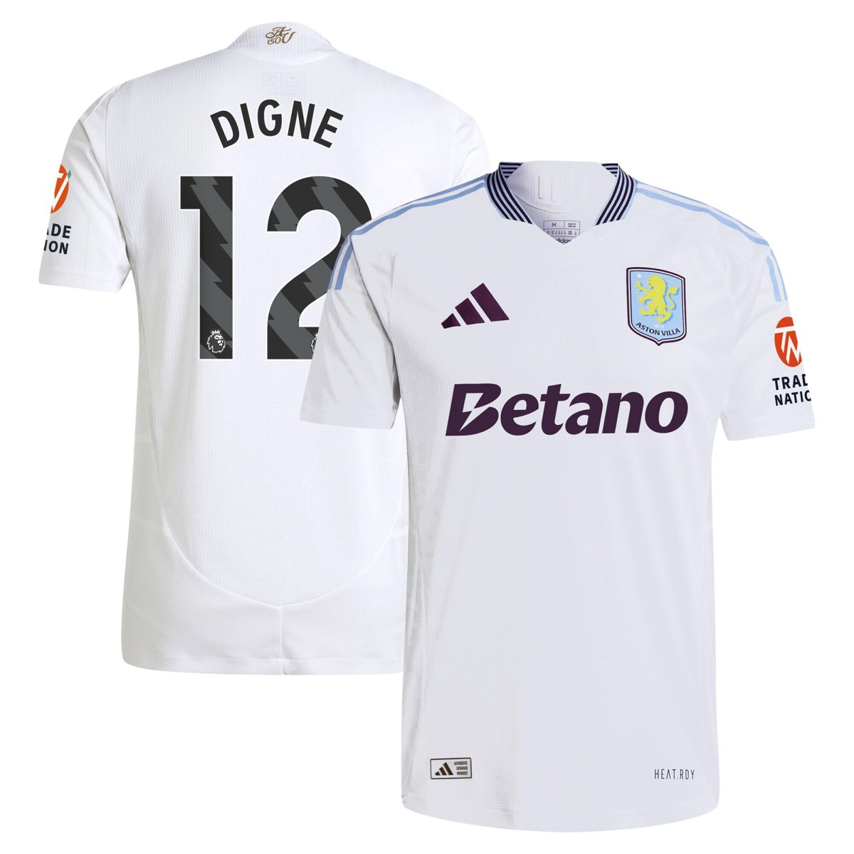 aston villa adidas away authentic shirt 2024-25 with digne 12 printing Collection - Aston Villa Fan Shop Official Gear