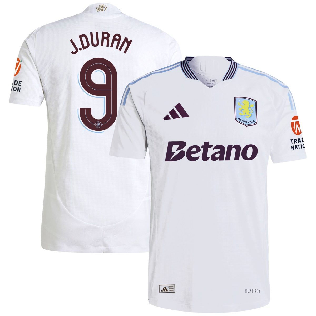 aston villa adidas away authentic shirt 2024-25 with duran 9 cup printing Collection - Aston Villa Fan Shop Official Gear