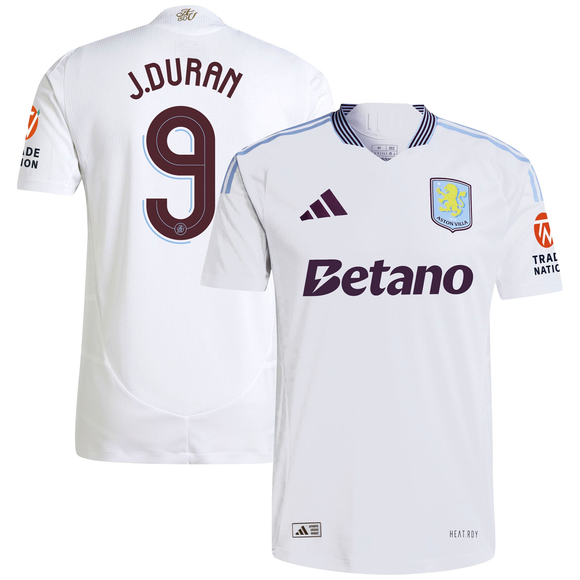 aston villa adidas away authentic shirt 2024-25 with duran 9 cup printing Collection - Aston Villa Fan Shop Official Gear
