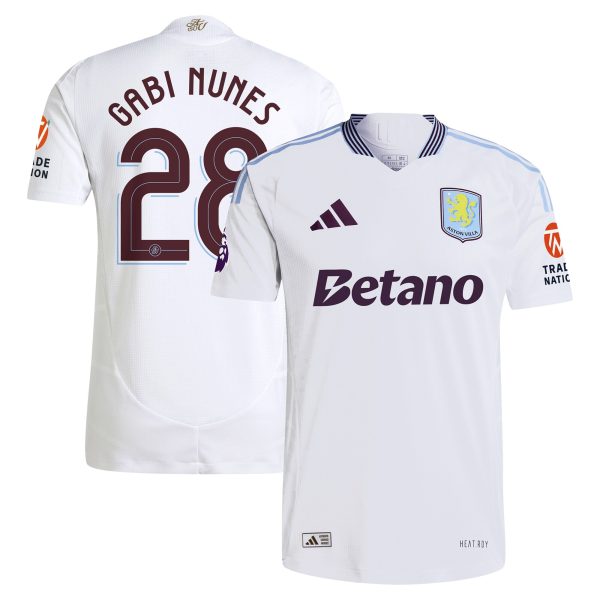 aston villa adidas away authentic shirt 2024-25 with gabi nunes 28 cup printing Collection - Aston Villa Fan Shop Official Gear