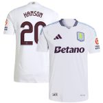 aston villa adidas away authentic shirt 2024-25 with hanson 20 cup printing Collection - Aston Villa Fan Shop Official Gear