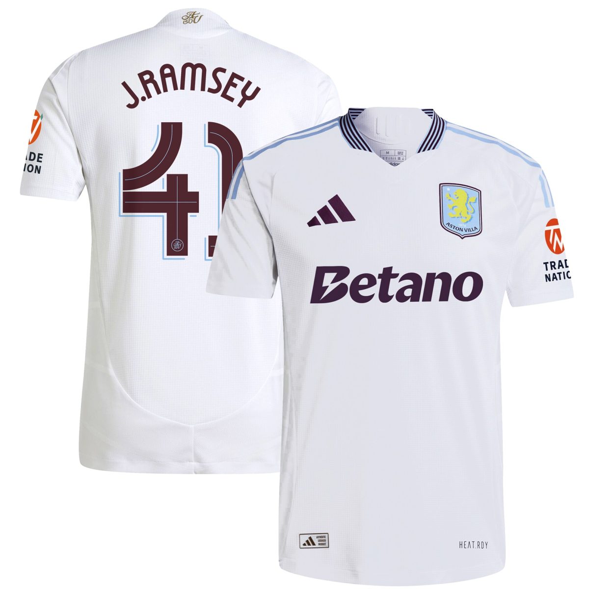 aston villa adidas away authentic shirt 2024-25 with j. ramsey 41 cup printing Collection - Aston Villa Fan Shop Official Gear