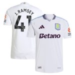 aston villa adidas away authentic shirt 2024-25 with j. ramsey 41 printing Collection - Aston Villa Fan Shop Official Gear