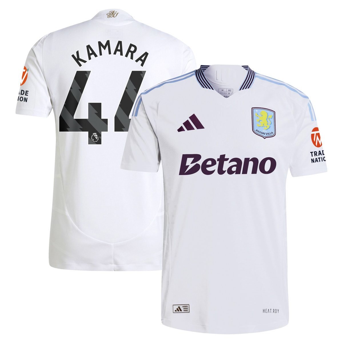 aston villa adidas away authentic shirt 2024-25 with kamara 44 printing Collection - Aston Villa Fan Shop Official Gear