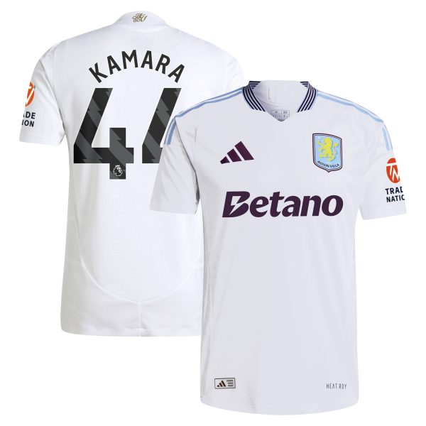aston villa adidas away authentic shirt 2024-25 with kamara 44 printing Collection - Aston Villa Fan Shop Official Gear