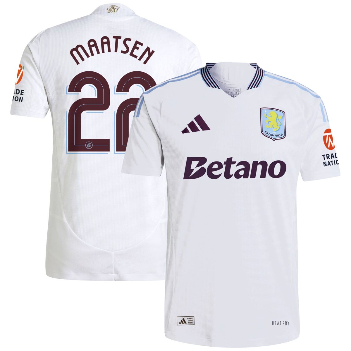 aston villa adidas away authentic shirt 2024-25 with maatsen 22 cup printing Collection - Aston Villa Fan Shop Official Gear