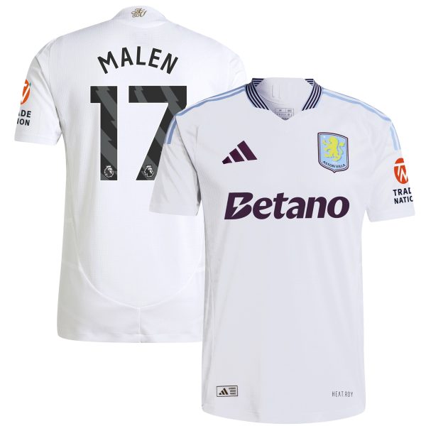 aston villa adidas away authentic shirt 2024-25 with malen 17 printing Collection - Aston Villa Fan Shop Official Gear