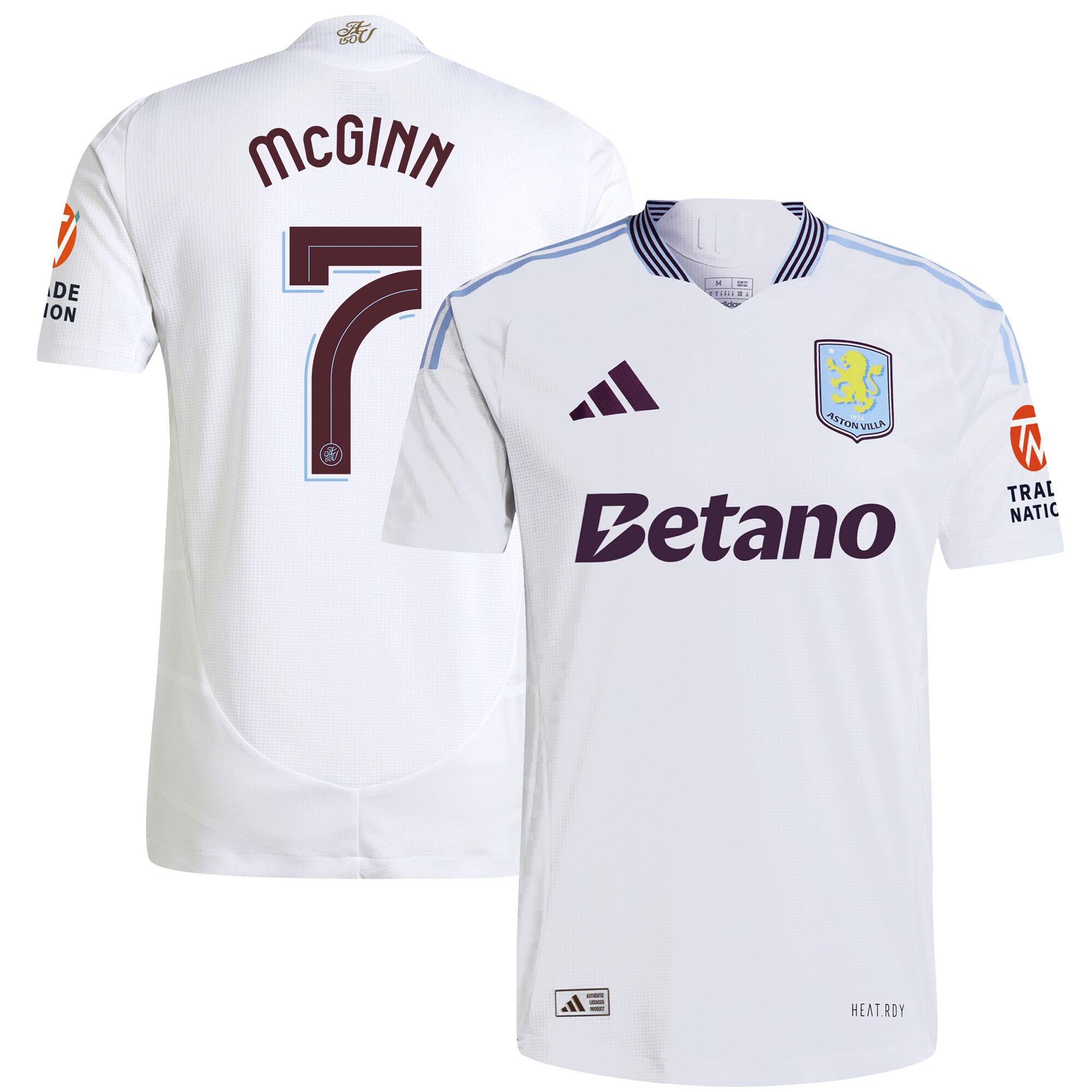 aston villa adidas away authentic shirt 2024-25 with mcginn 7 cup printing Collection - Aston Villa Fan Shop Official Gear