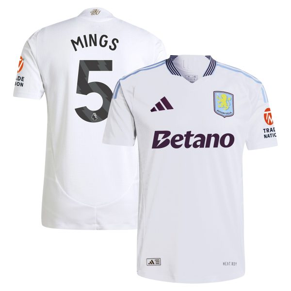 aston villa adidas away authentic shirt 2024-25 with mings 5 printing Collection - Aston Villa Fan Shop Official Gear