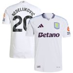 aston villa adidas away authentic shirt 2024-25 with nedeljković 20 printing Collection - Aston Villa Fan Shop Official Gear
