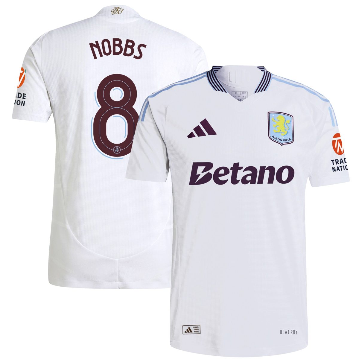 aston villa adidas away authentic shirt 2024-25 with nobbs 8 cup printing Collection - Aston Villa Fan Shop Official Gear