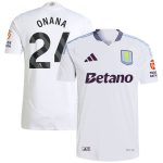 aston villa adidas away authentic shirt 2024-25 with onana 24 printing Collection - Aston Villa Fan Shop Official Gear