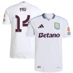 aston villa adidas away authentic shirt 2024-25 with pau 14 cup printing Collection - Aston Villa Fan Shop Official Gear