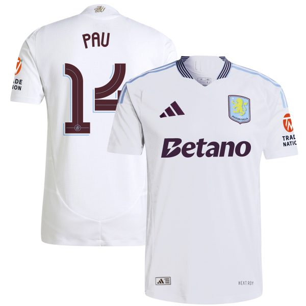 aston villa adidas away authentic shirt 2024-25 with pau 14 cup printing Collection - Aston Villa Fan Shop Official Gear