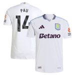 aston villa adidas away authentic shirt 2024-25 with pau 14 printing Collection - Aston Villa Fan Shop Official Gear