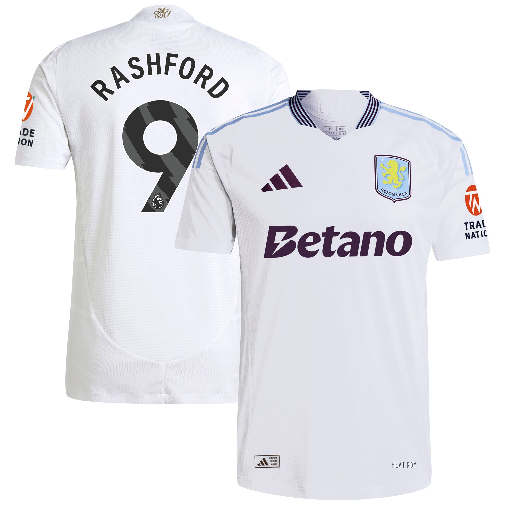 aston villa adidas away authentic shirt 2024-25 with rashford 9 printing Collection - Aston Villa Fan Shop Official Gear