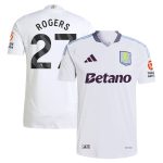 aston villa adidas away authentic shirt 2024-25 with rogers 27 printing Collection - Aston Villa Fan Shop Official Gear
