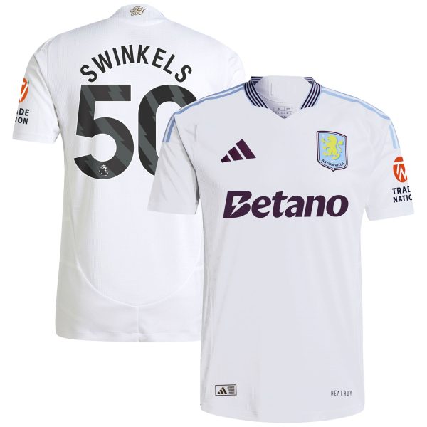 aston villa adidas away authentic shirt 2024-25 with swinkels 50 printing Collection - Aston Villa Fan Shop Official Gear
