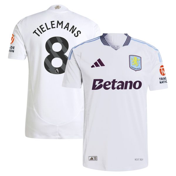 aston villa adidas away authentic shirt 2024-25 with tielemans 8 printing Collection - Aston Villa Fan Shop Official Gear