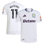 aston villa adidas away authentic shirt 2024-25 with watkins 11 printing Collection - Aston Villa Fan Shop Official Gear