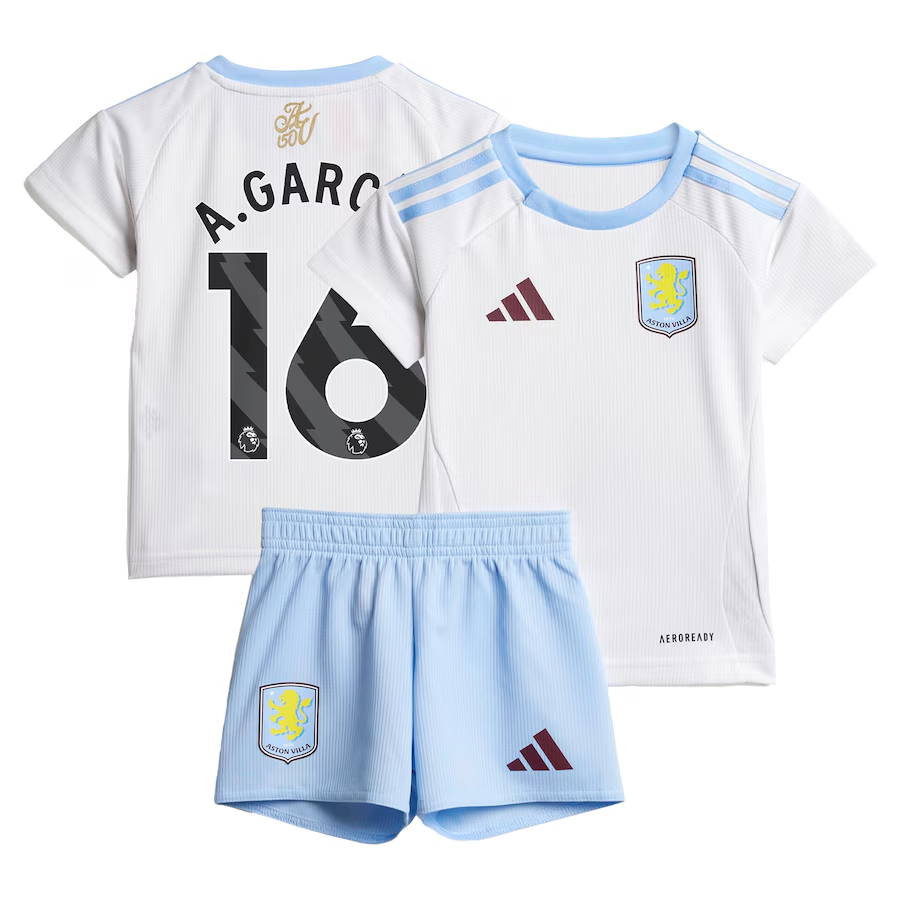 aston villa adidas away baby kit 2024-25 with a.garcía 16 printing Collection – Aston Villa Fan Shop Official Gear Collection - Aston Villa Fan Shop Official Gear