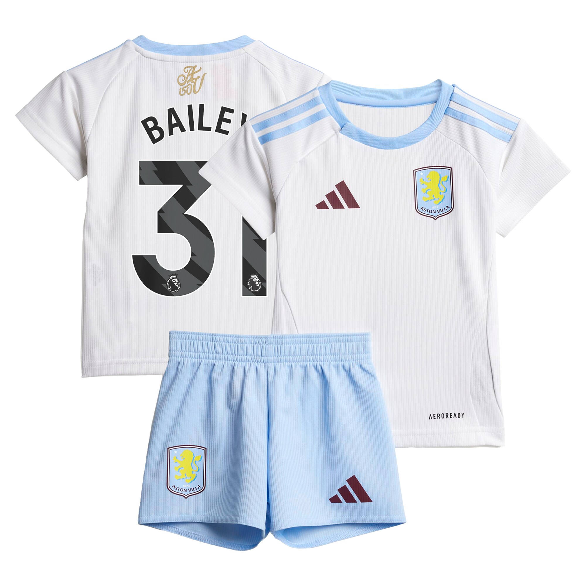 aston villa adidas away baby kit 2024-25 with bailey 31 printing Collection - Aston Villa Fan Shop Official Gear