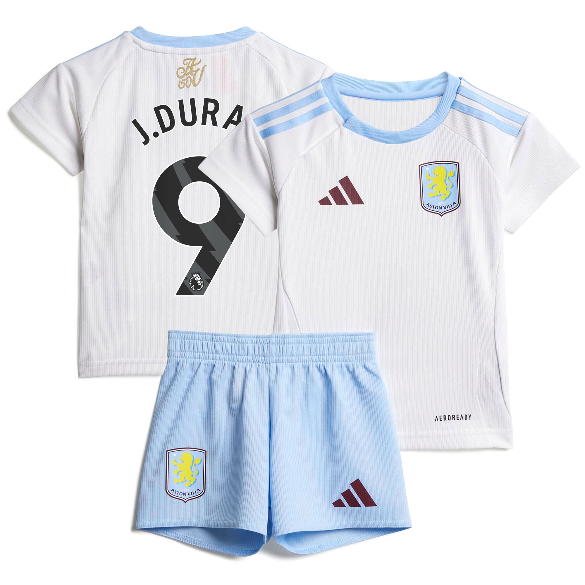 aston villa adidas away baby kit 2024-25 with j.duran 9 printing Collection - Aston Villa Fan Shop Official Gear