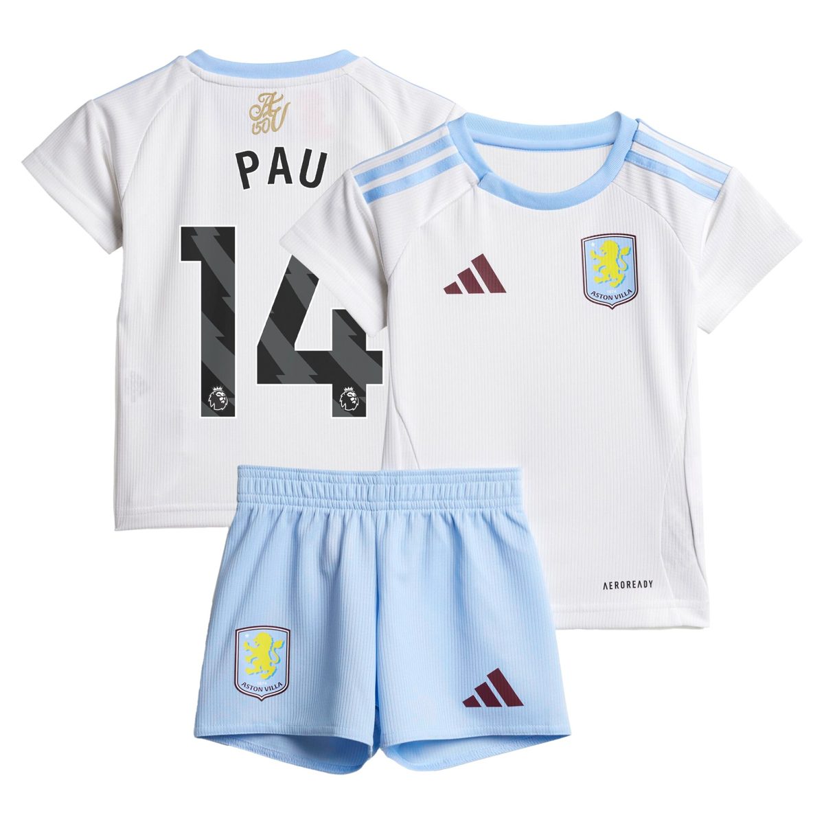 aston villa adidas away baby kit 2024-25 with pau 14 printing Collection - Aston Villa Fan Shop Official Gear