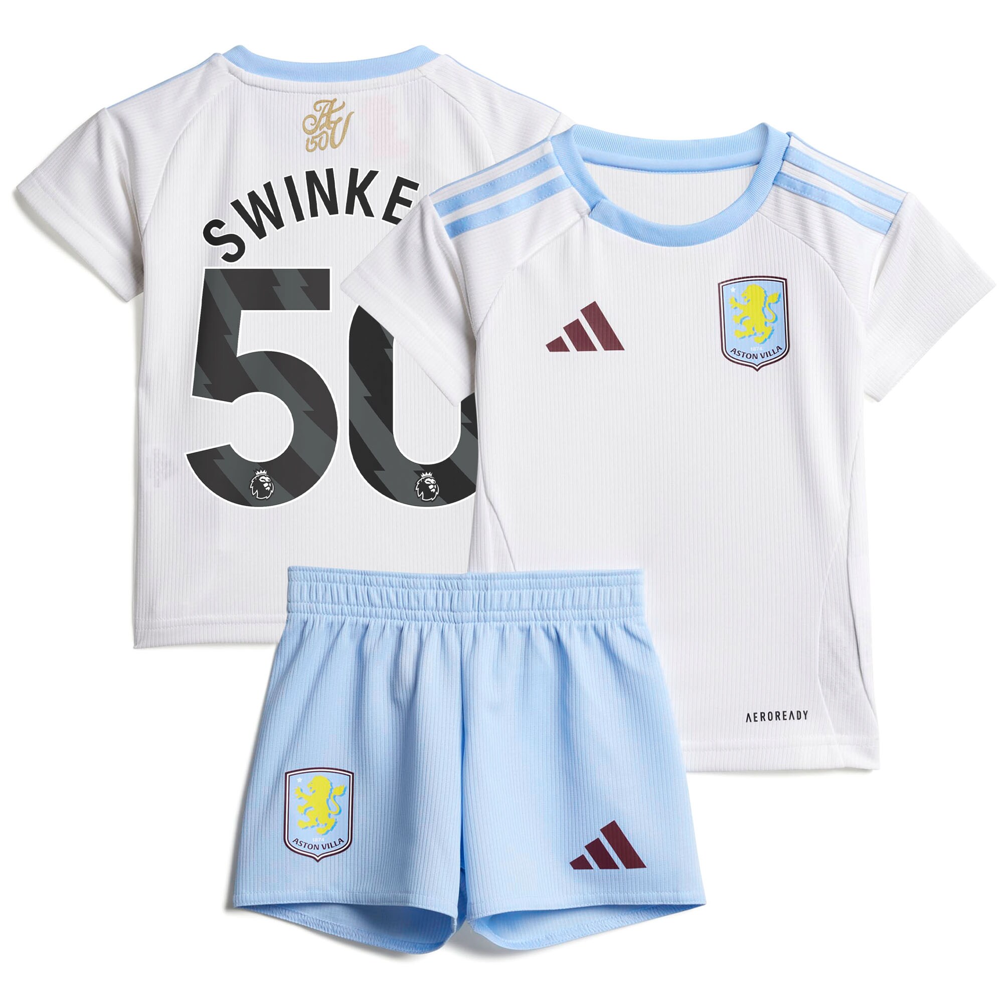 aston villa adidas away baby kit 2024-25 with swinkels 50 printing Collection - Aston Villa Fan Shop Official Gear