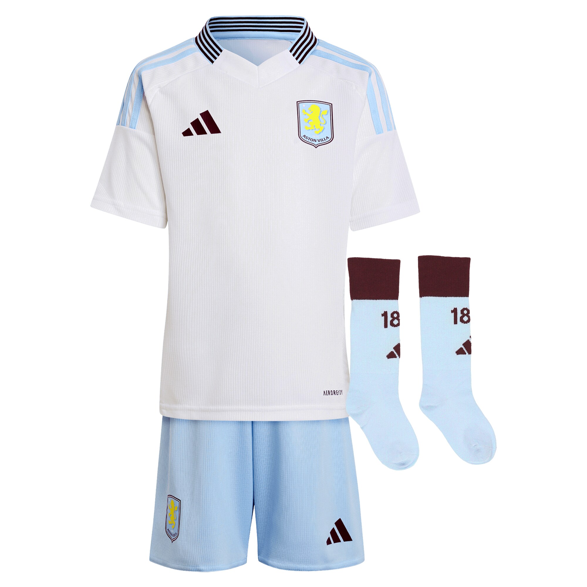 aston villa adidas away mini kit 2024-25 with a.garcía 16 printing Collection – Aston Villa Fan Shop Official Gear Collection - Aston Villa Fan Shop Official Gear