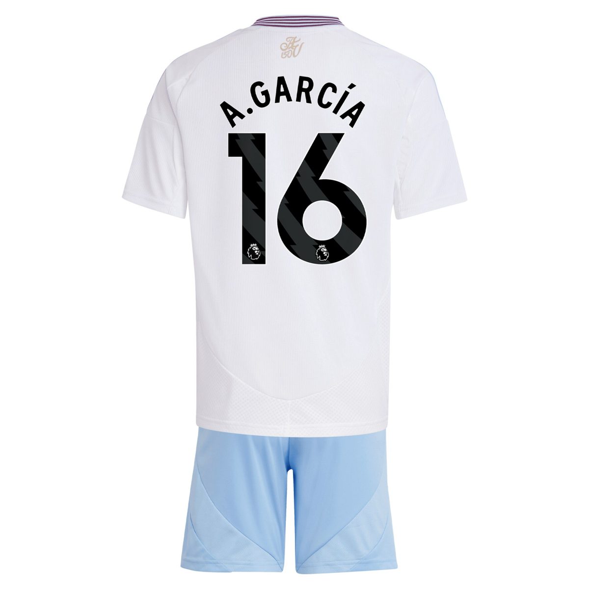 aston villa adidas away mini kit 2024-25 with a.garcía 16 printing Collection – Aston Villa Fan Shop Official Gear Collection - Aston Villa Fan Shop Official Gear
