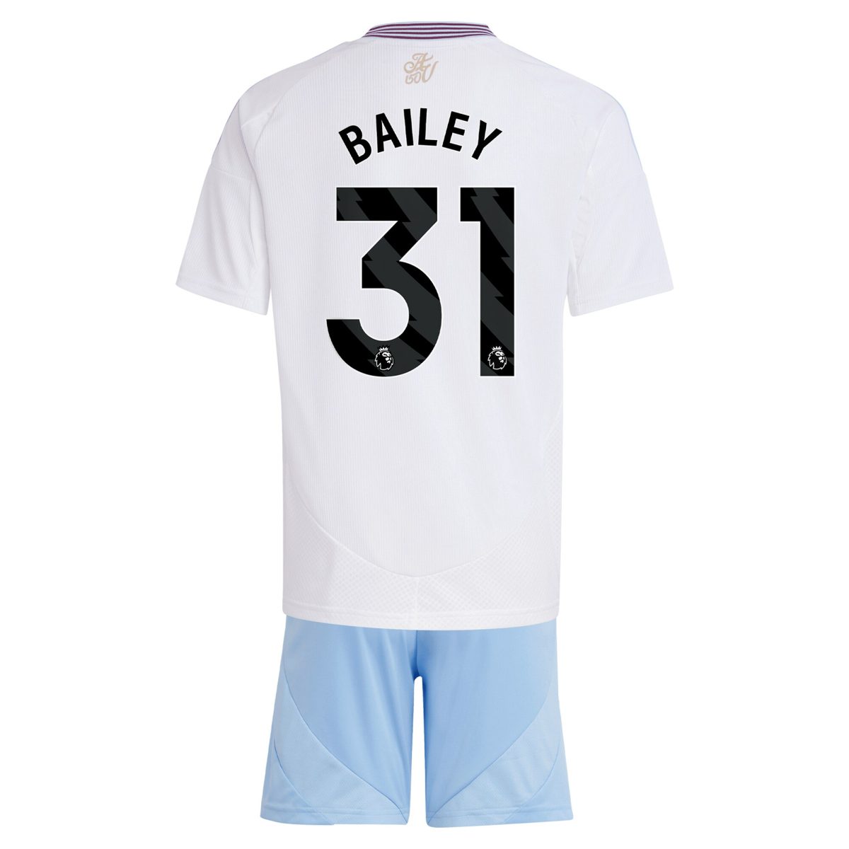 aston villa adidas away mini kit 2024-25 with bailey 31 printing Collection - Aston Villa Fan Shop Official Gear