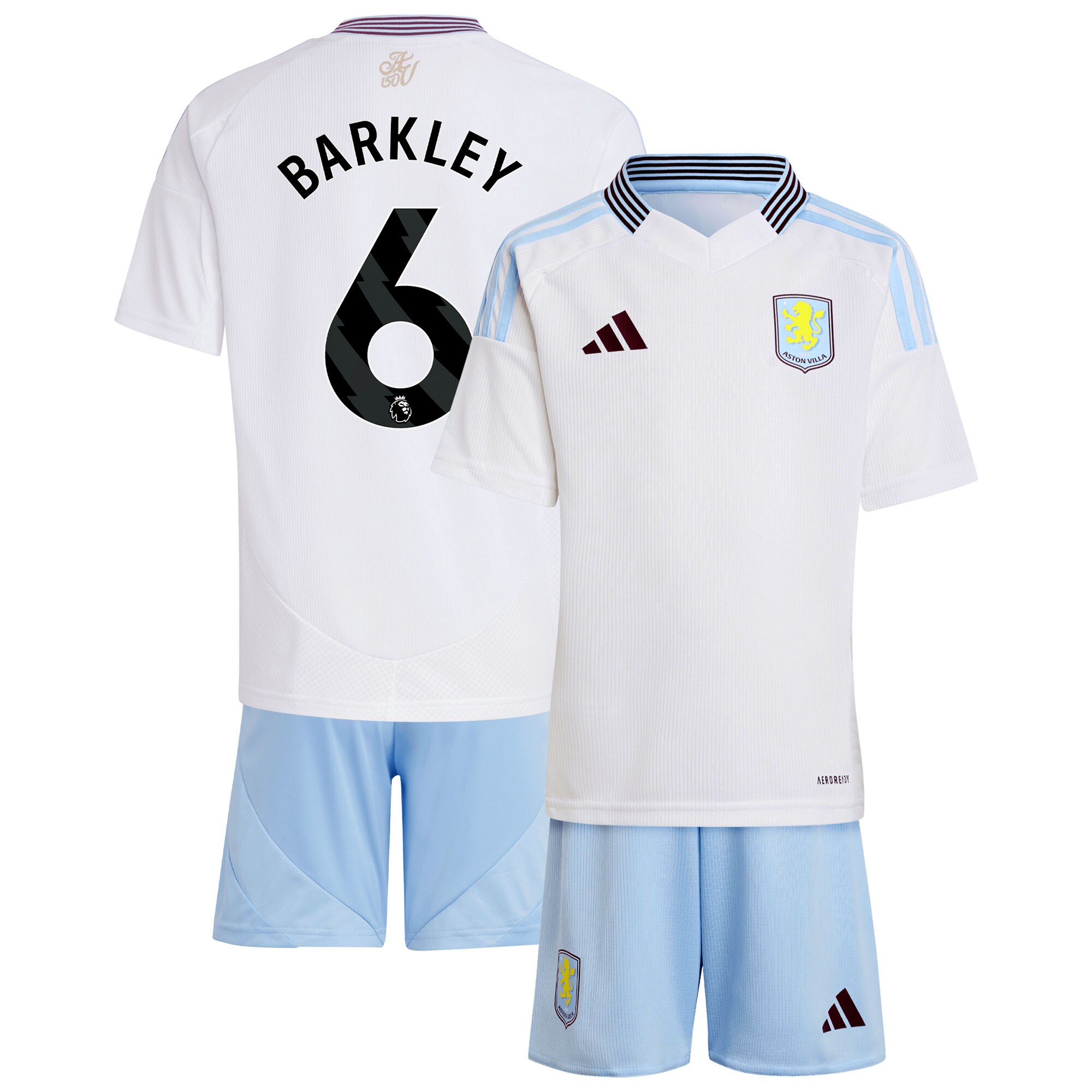 aston villa adidas away mini kit 2024-25 with barkley 6 printing Collection - Aston Villa Fan Shop Official Gear