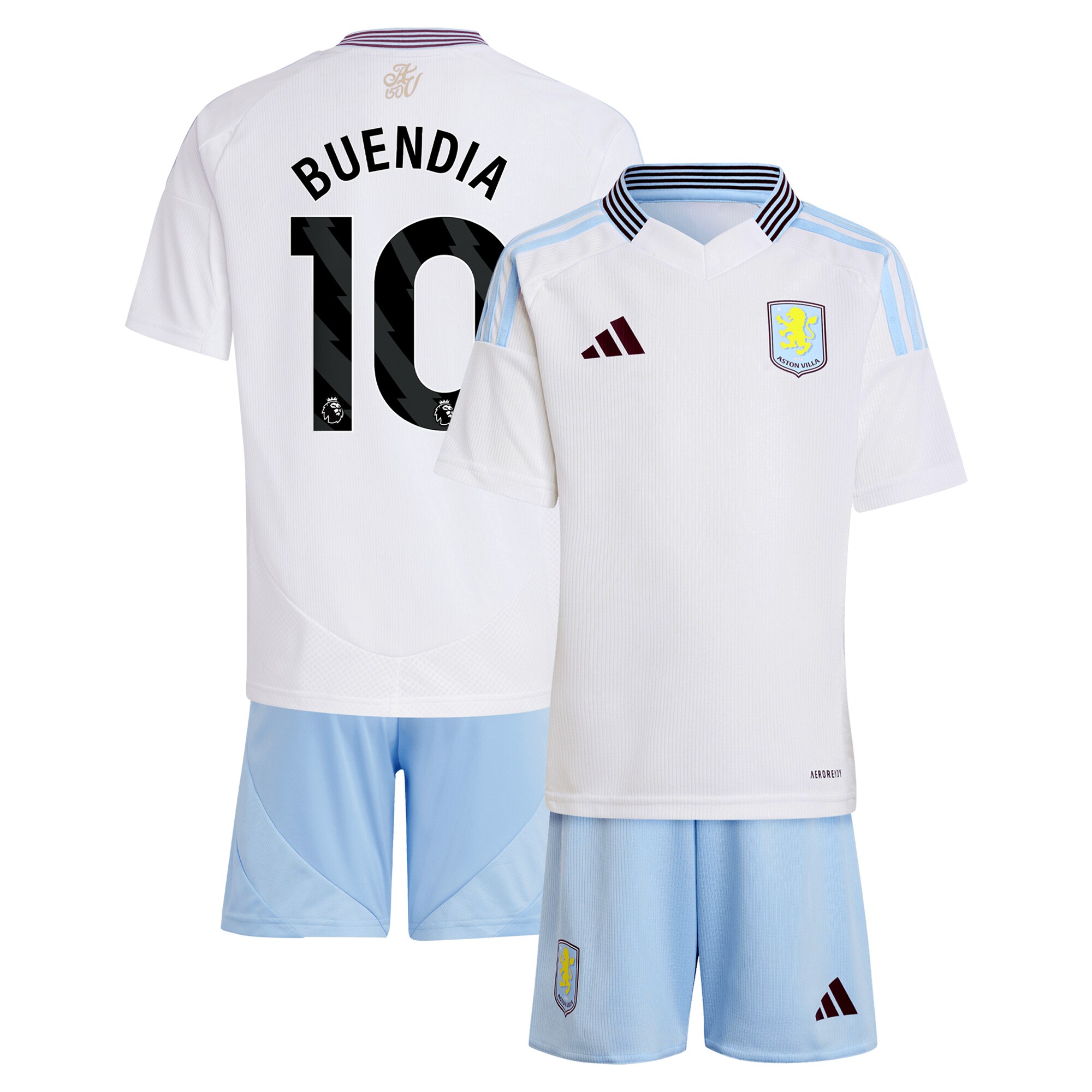 aston villa adidas away mini kit 2024-25 with buendia 10 printing Collection - Aston Villa Fan Shop Official Gear