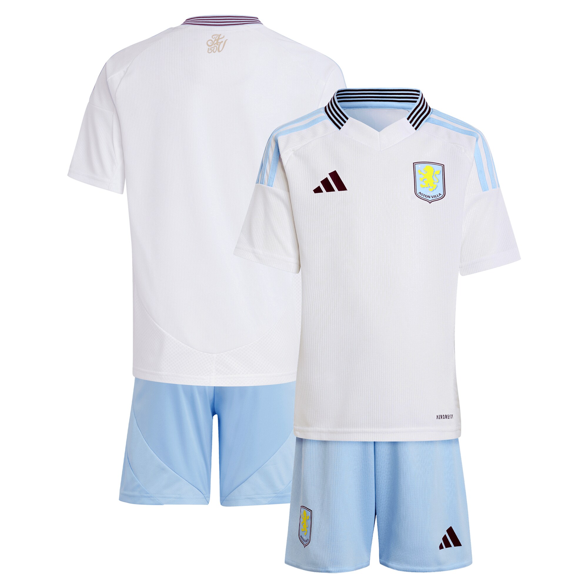 aston villa adidas away mini kit 2024-25 with custom printing Collection - Aston Villa Fan Shop Official Gear