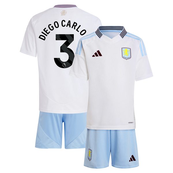 aston villa adidas away mini kit 2024-25 with diego carlos 3 printing Collection - Aston Villa Fan Shop Official Gear