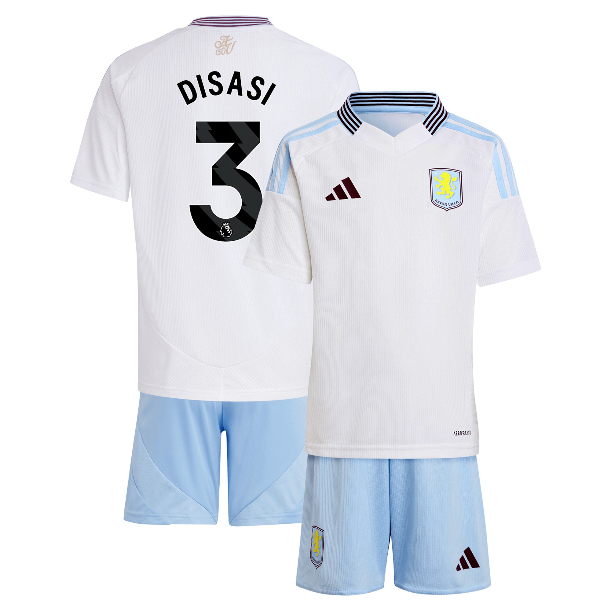 aston villa adidas away mini kit 2024-25 with disasi 3 printing Collection – Aston Villa Fan Shop Official Gear Collection - Aston Villa Fan Shop Official Gear