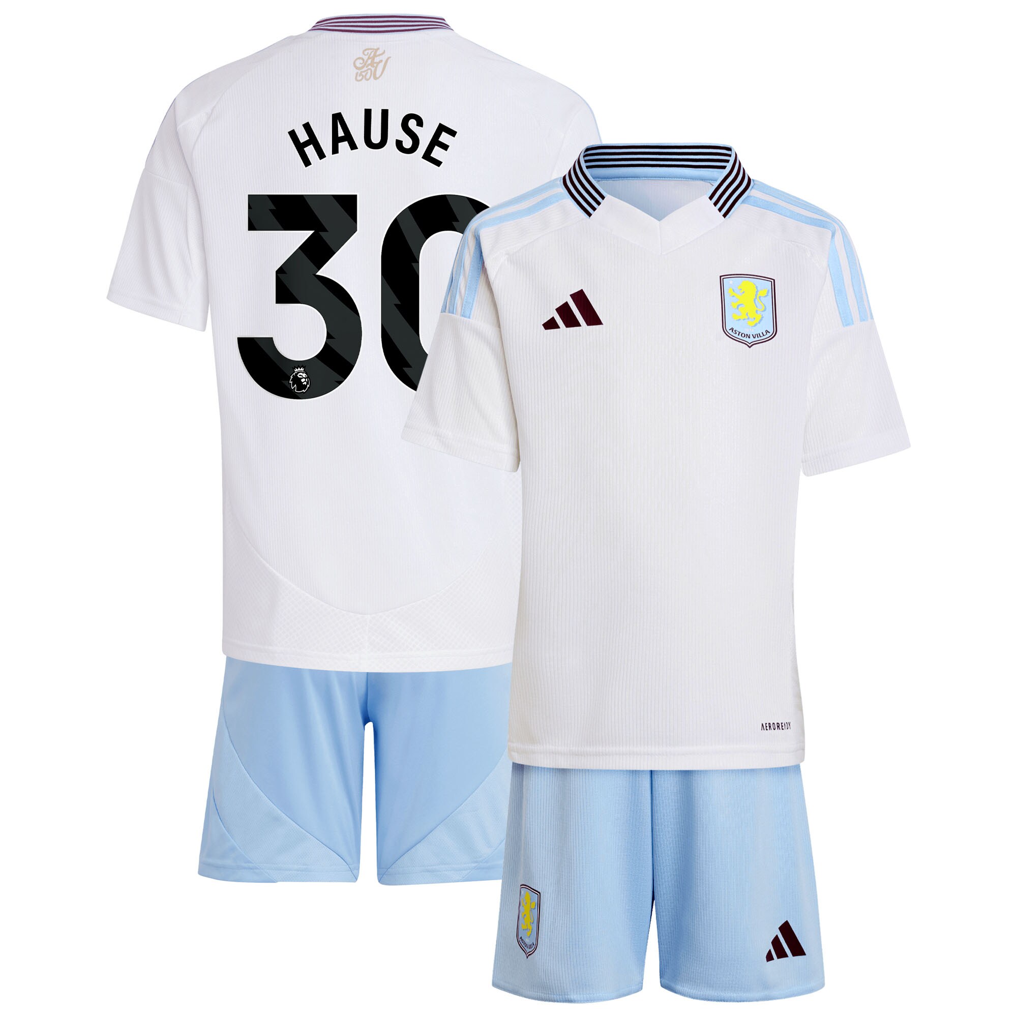 aston villa adidas away mini kit 2024-25 with hause 30 printing Collection - Aston Villa Fan Shop Official Gear